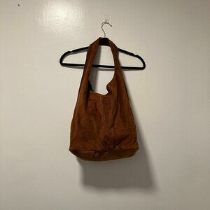 suede hobo shoulder bag